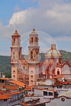 Aerial view of the city of taxco, in Guerrero XXV