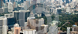 Aerial view cityscape