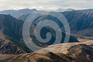 Aerial view of Clarence river valley photo