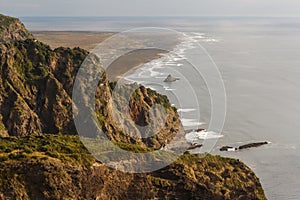 Aerial view of coast at Waitakere Ranges