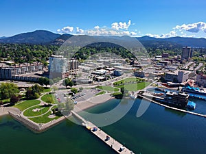 Aerial View of Coeur d`Alene, Idaho