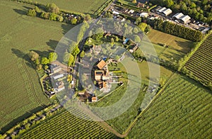 Aerial View of Collier Street, Kent, UK