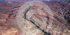 Aerial view of Colorado grand canyon, Arizona,