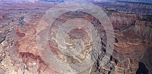 Aerial view of Colorado grand canyon