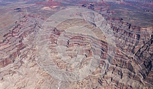 Aerial view of Colorado grand canyon