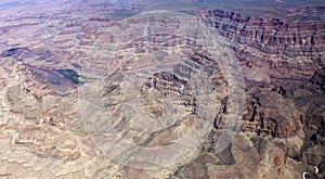 Aerial view of Colorado grand canyon