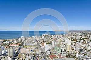 Aerial View of Comodoro Rivadavia City, Argentina photo