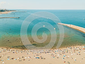 Aerial View Of Constanta Beach