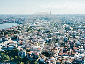 Aerial View Of Constanta City Skyline In Romania