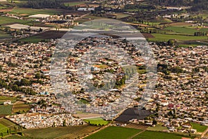 Aerial view of Constanza, Dominican Republ photo