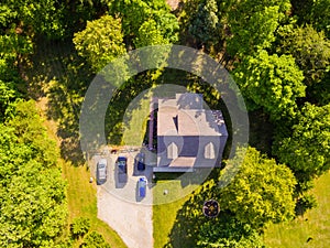 Aerial view of a Cookie Cutter Neighborhood