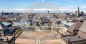 Aerial view of Copenhagen