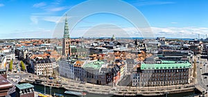 Aerial view of Copenhagen