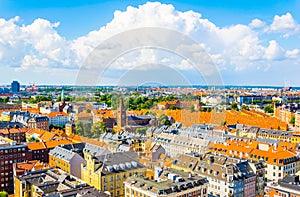 Aerial view of copenhagen