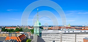 Aerial view of Copenhagen, Denmark