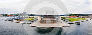 Aerial view of the Copenhagen Opera house