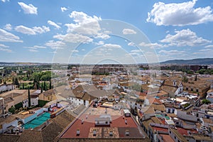 Aerial view of Cordoba with Jewish Quarter (Juderia) - Cordoba, Andalusia, Spain photo