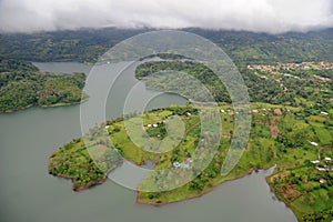 Aerial view in Costa Rica