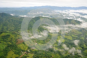 Aerial view in Costa Rica