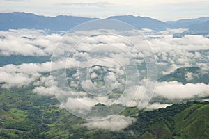Aerial view in Costa Rica