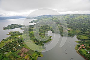 Aerial view in Costa Rica photo