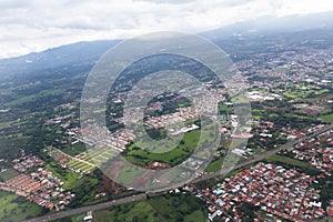 Aerial view of Costa Rica