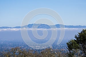 Aerial view of Cupertino and San Jose, Silicon valley