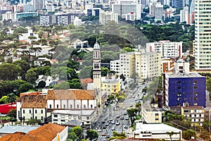 Aerial View of Curitiba, Parana, Brazil photo