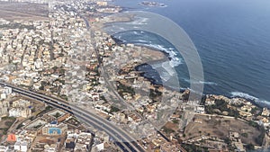 Aerial view of Dakar photo