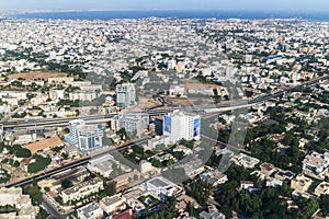 Aerial view of Dakar photo