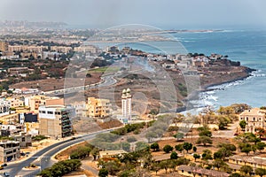 Aerial view of Dakar photo