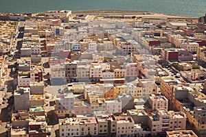 Aerial view of Dakhla