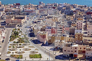 Aerial view of Dakhla photo