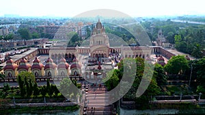 Aerial view of Dakshineswar Kali Temple