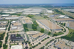 Aerial view of Dallas