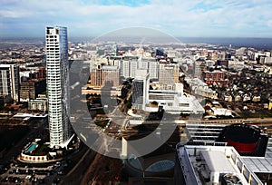 Aerial view of Dallas, Texas