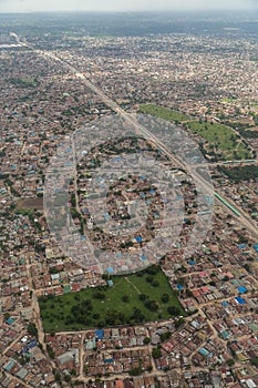 Aerial view of Dar Es Salaam photo