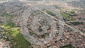 Aerial view of Dar Es Salaam photo