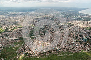 Aerial view of Dar Es Salaam photo