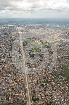 Aerial view of Dar Es Salaam photo