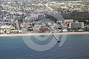 Aerial View of Deerfield Pier Florida