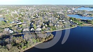 Aerial View of Delaware Riverfront Communities
