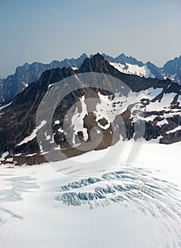 Aerial view of the Denver Glacier