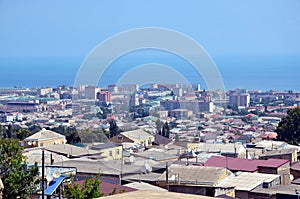 Aerial view of Derbent