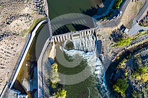 Aerial View of Derby Dam near Reno Nevada