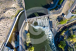 Aerial View of Derby Dam near Reno Nevada photo