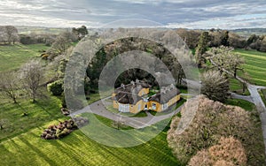 Aerial view of the Derrymore House estate in Newry, Northern Ireland.