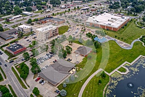 Aerial View of the Des Moine Suburb of Altoona, Iowa photo