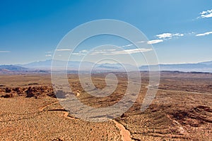 Aerial view of Desert Southwest USA