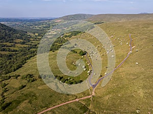 Aerial view of the Devil\'s Elbow
